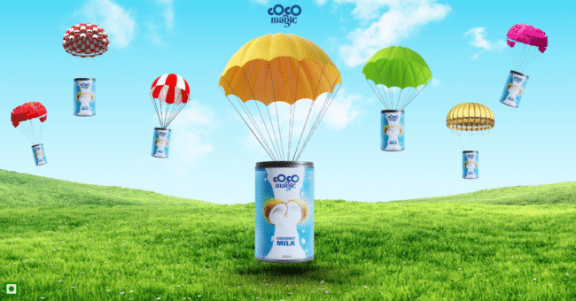 coconut milk Parachute